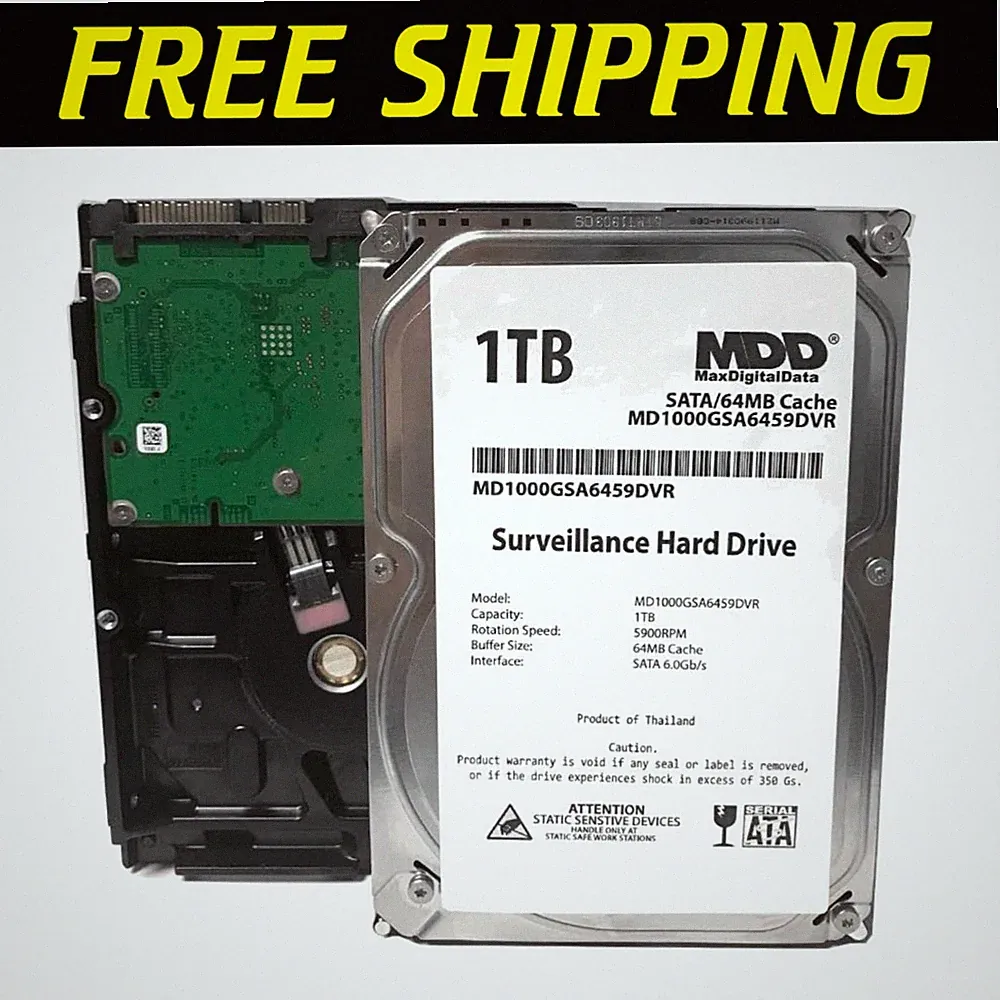 1TB CCTV DVR Hard Drive 5900RPM 64MB Cache - Quiet Operation*