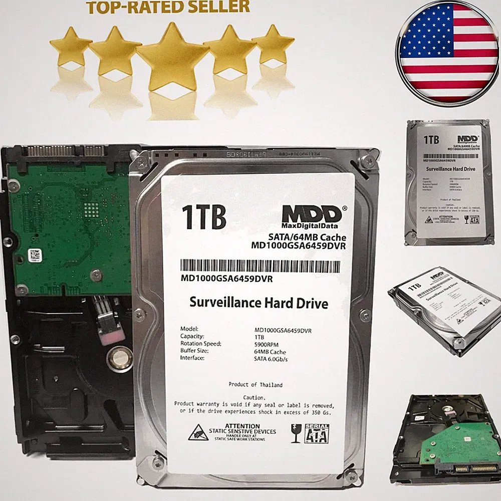 MAXDIGITALDATA 1TB 3.5 hard drive for DVR